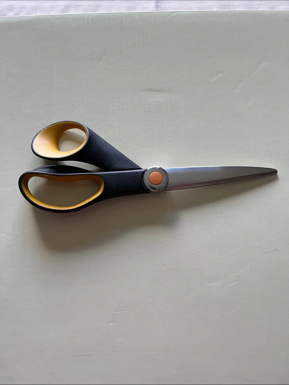 Fiskars Black and Yellow Comfort-Handle Scissors